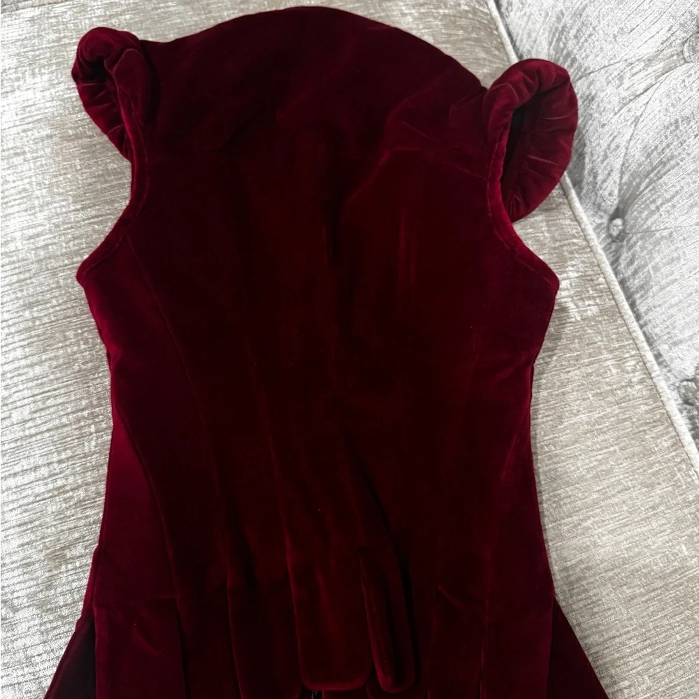 SOLD*****VELVET corset - Picture 5 of 6